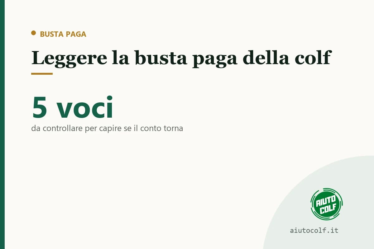 Busta paga della colf: come leggerla e capire se è corretta
