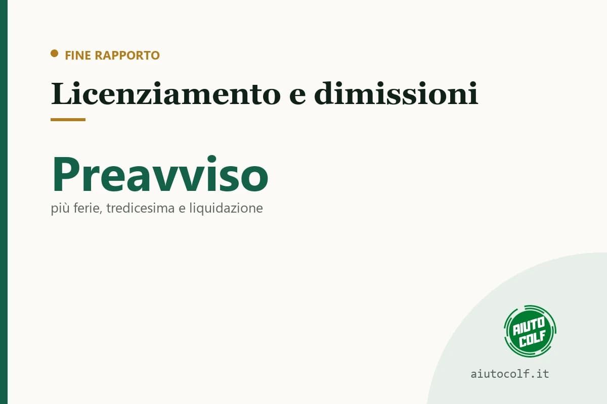 Licenziamento e dimissioni della colf: preavviso e cosa ti spetta