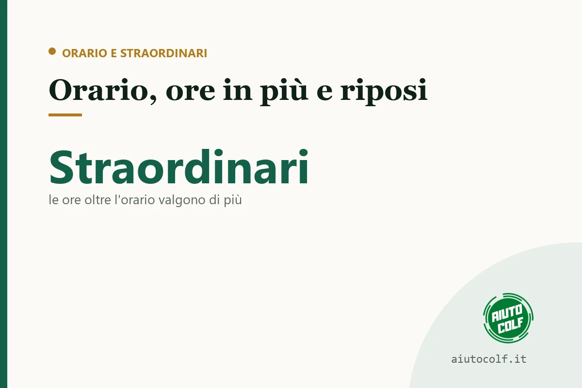 Orario, straordinari e riposi: quante ore può lavorare una badante